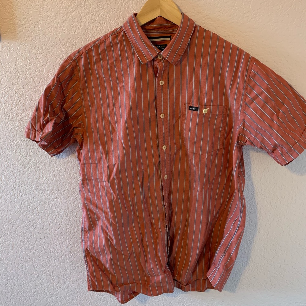 RVCA short sleeve button-up Medium